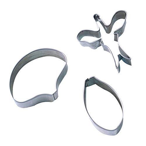 3pcs/set Butterfly Orchid Sugar Flower Cutter Set Fondant Cake Sugarcraft Decorating Tools-Small
