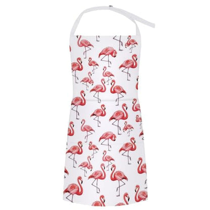 Cooking Apron for Adults with Pockets, Waterproof Oil Resistant Bib for Kitchen Restaurant BBQ Baking - color: Style (329)
