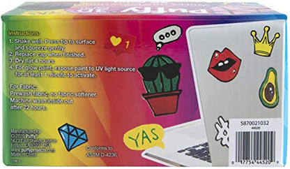 Puffy Bulk Buy Paint 30 Pack Premium Quality 3D Paint Set. Safe for Kids, Great for School Projects, Permanent on Fabric, Canvas, Wood, Glass, and More Craft Surfaces - size: 30 Count (Pack of 1)