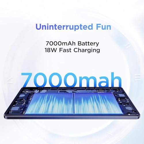 UGEE Pad Drawing Tablet No Computer Needed,Android 14 tablet drawing Stand for 7000mAh+18W Battery,6GB+128GB Fun Drawing Pad 2K Ultra HD Large Screen with Full-Laminated Screen,Standalone Tablet 10.36
