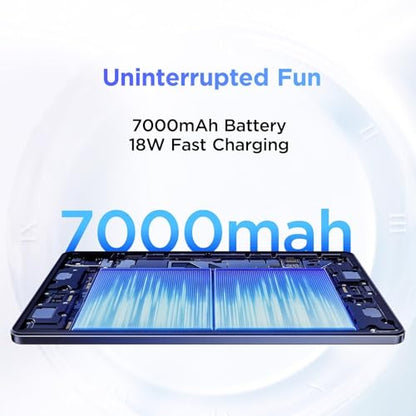 UGEE Pad Drawing Tablet No Computer Needed,Android 14 tablet drawing Stand for 7000mAh+18W Battery,6GB+128GB Fun Drawing Pad 2K Ultra HD Large Screen with Full-Laminated Screen,Standalone Tablet 10.36