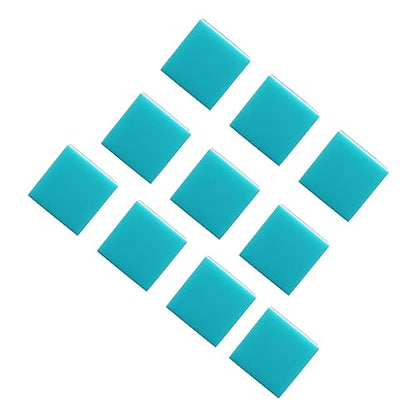 Rengue 10pcs Stamp Carving Blocks 3 Layers Soft Rubber Engraving Stamps for DIY Handcrafts Blue White Blue 3 Layers with Uniform Size for Carving Practice Beginners