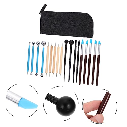 Beatifufu 1set Pottery Tool Clay Sculpting Kit Carving Tools for Boys and Girls and Adults for Polymer Clay Modeling and Sculpting Projects