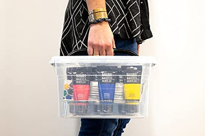 Liquitex BASICS Acrylic Paint Set, 9 x 75ml (2.4-oz), Starter Box - style: Starter Box 9 x 75ml (2.4-oz)