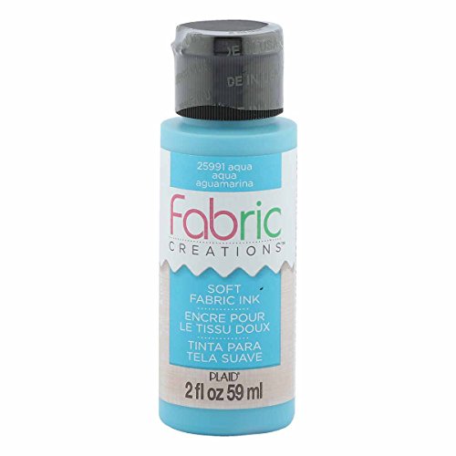 Fabric Creations Fabric Ink in Assorted Colors (2-Ounce), Aqua - color: Aqua
