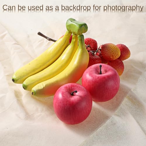 Canvas Fabric, 1.75Yd (63 x 20 inch) Cotton White Canva Fabric Natural Cotton Duck Canvas Fabrics for Sewing Arts Crafts, Backings, Covers, Placemats
