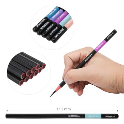 Marie's Charcoal Pencils for Drawing, 10 Pieces, Extra Hard Hard Medium Soft Extra Soft, Sketching Pencils for Artists, Smooth Charcoal Core for Layering, Blending and Detailed Artwork(Extra Soft) - style: Extra Soft (10pcs)