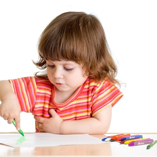 Madisi Crayon Bulk pack, Regular Size, 18 Colors, 900 Count | Large Box Set of Crayons for Kids, School Classroom Supplies