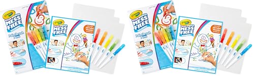 Crayola Color Wonder Paintbrush Pens & Paper, Mess Free Coloring for Toddlers, Painting Set, Toddler Arts & Crafts, Kids Gift, 6 Piece Set (Pack of 2) - size: 6 Piece Set (Pack of 2), style: Paint Set