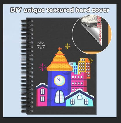 Joibabe 5.5" x 8.5" Sketch Book ，2 Pack 80-Sheets (68lb/100gsm)，Double-Sided Hardbound Sketchbook, Spiral Bound,Acid Free Paper Painting Drawing Writing Sketching Pad for Kids Adult Teens Girls Boys - size: 5.5 x 8.5 inches (2 Pack)