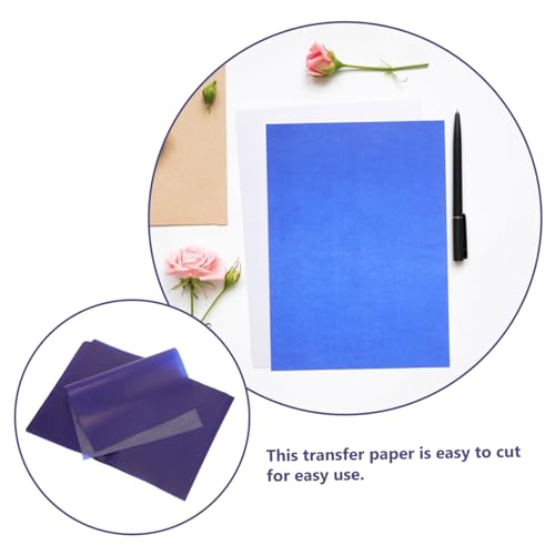 VILLFUL Tracing Carbon Paper 50 Sheets Carbon Paper for Drawing Tattoo Stencil Roll Graphite Transfer
