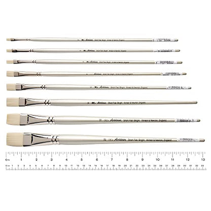 Winsor & Newton Artisan Paint Brush, Long Handle, Size 8, Bright - size: Size 8, style: Bright