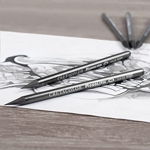 CRETACOLOR Monolith Woodless Graphite Pencil, 2B