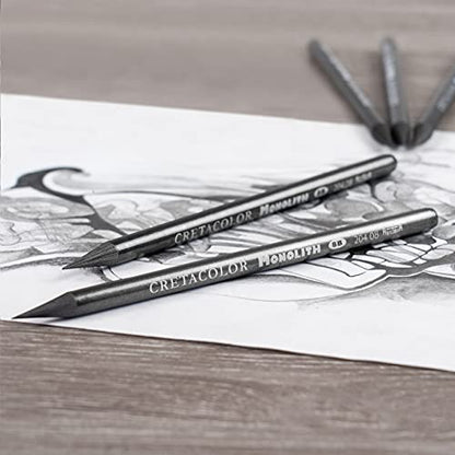 CRETACOLOR Monolith Woodless Graphite Pencil, 2B