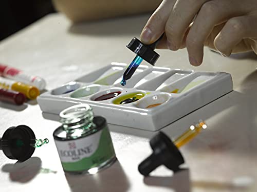 Ecoline Liquid Watercolour Bottle 30 ml Cold grey light 738 (11257381) - color: Cold Grey Light