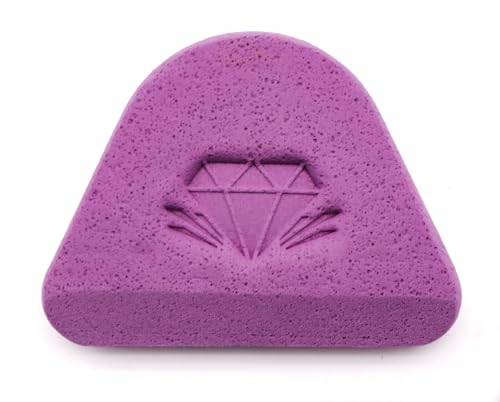 DiamondCore Tools Pottery Sponges - 3 Clay Sponge Options, Ceramics Finishing & Shaping, Pottery Wheel Throwing Tool (Medium Sponge - Purple) - color: Medium Sponge - Purple