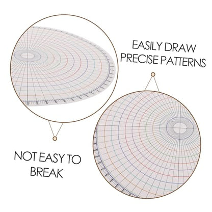 IWOWHERO Pottery Trimmer Tool Circular Divider for Ceramic Precision Drawing Ruler for Pottery Projects Suitable for All Skill Levels