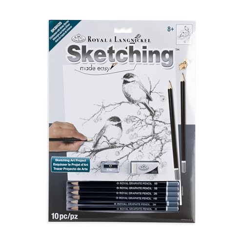 Royal & Langnickel SKTCH Made Easy Chickadees WIT