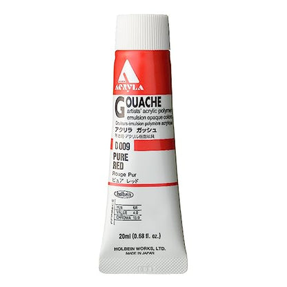 Holbein Acryla Gouache 20ml Pure Red