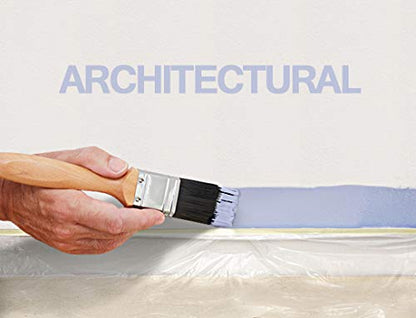 VViViD Chemical Grade Heavy-Duty Self-Adhesive Tape and Drape Masking Film Plastic Drop Cloth (6-Piece Pack (60x 108ft)) - size: 6 Pack (60" x 108ft)