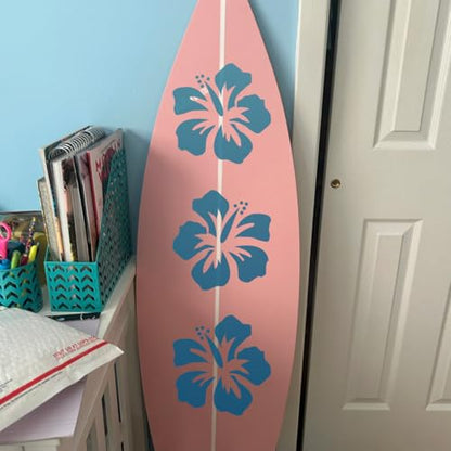 Large Flower Stencils for Walls 14inch Fence Stencil for Outdoors Floral Stencils Reusable Rose Hibiscus Daisy Sunflower Stencil for Wood Wall Furniture Fabrics DIY Decor - style: Flowers