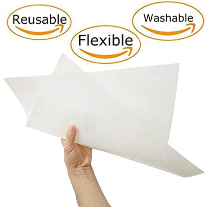 12pcs 6mil Blank Stencil Material, 12 x 12inch, Milky Translucent- Make Your own Stencil - size: 12pcs 6mil
