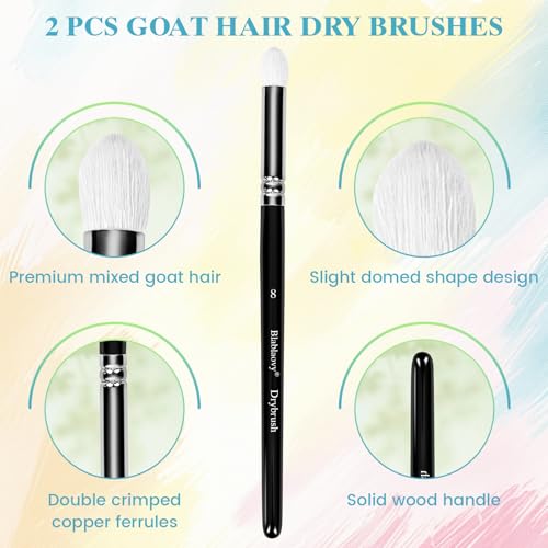 12pcs Miniature Paint Brushes Drybrush Set, Detail Paint Brushes for Acrylics, Watercolor, Figurines Model, Face Painting, Piant by Number Kit for Adults - Triangular Handles (Black)