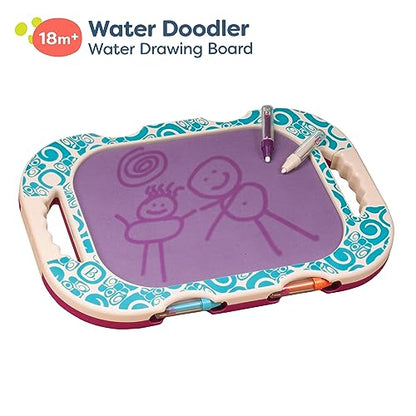 B. toys- Water Doodler- Creative Portable Drawing Board – Kids Water Painting Writing Doodle Board Toy – Perfect Travel Toys for Toddlers - color: Purple & Orange