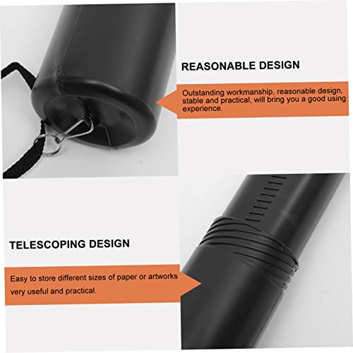 Telescoping Poster Tube Portable Storage for Art Drawings and and Water-resistant Design for Outdoor Transport and Artwork Protection Style