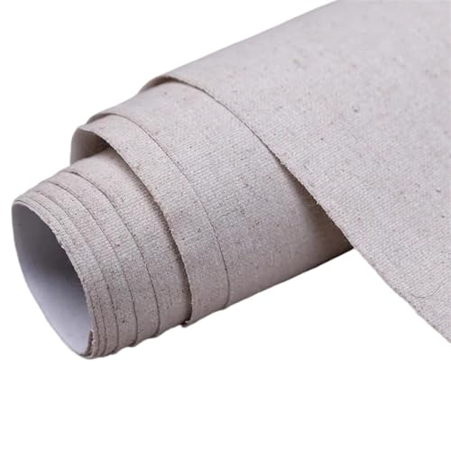 Linen Blend Canvas Roll 28 cm 1M/roll Primed for Acrylic Oil Painting