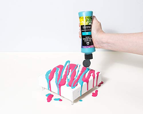 FolkArt Pre-Mixed Acrylic Pouring Paint, 8 oz, Bright Pink - color: Bright Pink