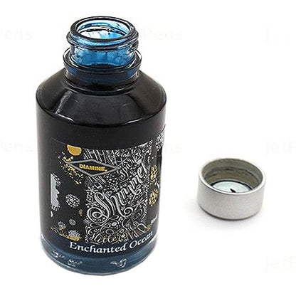 Diamine Fountain Pen Bottled Ink, 50ml - Shimmering Enchanted Ocean - color: Enchanted Ocean