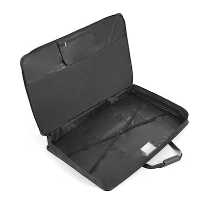 Premium Art Portfolio Case - 32" x 42" - Soft Sided - Steel Frame - Waterproof & Tear Resistant - Artwork, Photography, Sketch, LCD, Monitor, Solar Panel - Shoulder Straps & Handles - size: 32x42
