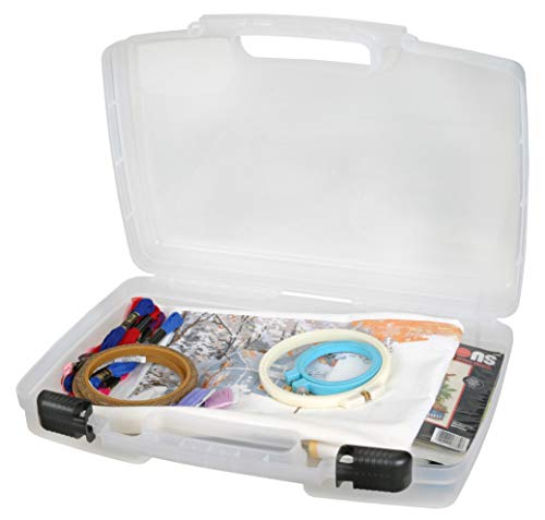 ArtBin 17 inch 8017AB Quick View Carrying Case, Portable Art & Craft Organizer with Handle, 1 Plastic Storage Case - 17" Standard Base Open Core - size: 17 inch - Standard