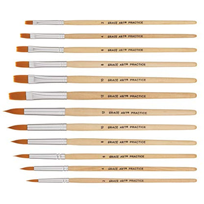 Grace Art Water Color Brush Set WS12 by Grace Art