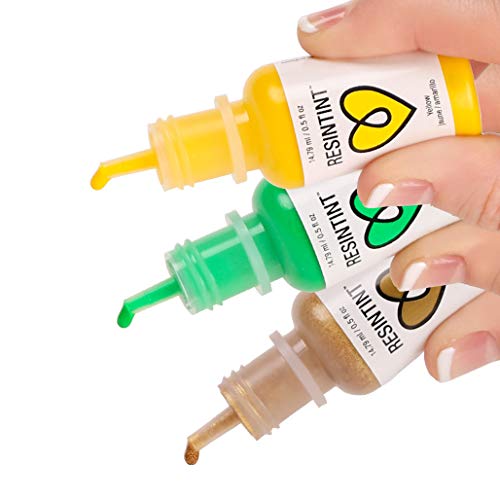 ResinTint - Liquid Pigment - Non-Toxic - Non-Flammable - Complete Set Bundle - 16 Colors