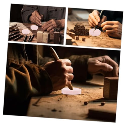HOODANCOS 6pcs Flexible Rubber Carving Blocks for Stamp Making Lightweight and Portable Easy to Engrave Crafting and Home Activities