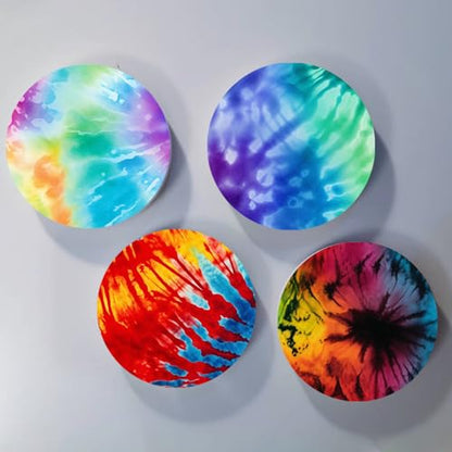 Tie Dye Sublimation Transfer Ink Sheets,Sublimation Paper for Cricut Mug Press,Transfer Paper for DIY Key Chain T-Shirts,12 pcs/Set,12"x12" - color: Tie Dye