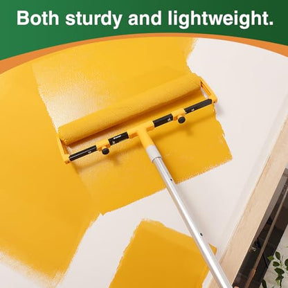 VOOMEY 18"Paint Roller Frame,The Adjustment Range is from 12" to18", Suitable for Large-Scale Painting Projects,Can be Used with an Extension Pole - size: 18"Paint Roller Frame