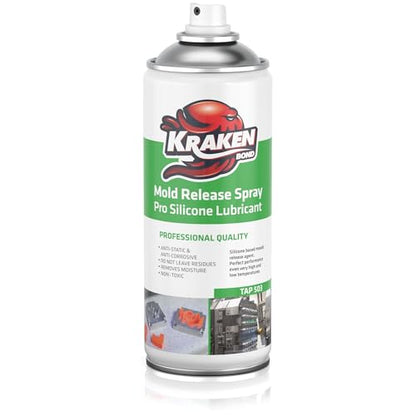 Kraken Bond Silicone Mold Release Spray - (1x12.3 oz) High Temperature Mold Release Agent for Epoxy Resin Lubricates Protects and Renews Anti-Static & Anti-Corrosive, 1 Pack - size: 1 Pack