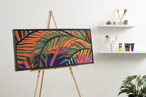 Kate and Laurel Sylvie Blank Framed Canvas Wall Art, 18x40 Dark Gray, Modern Empty Canvas for Paint-Your-Own Art, Premium Framed - color: Gray, size: 18"L x 40"W