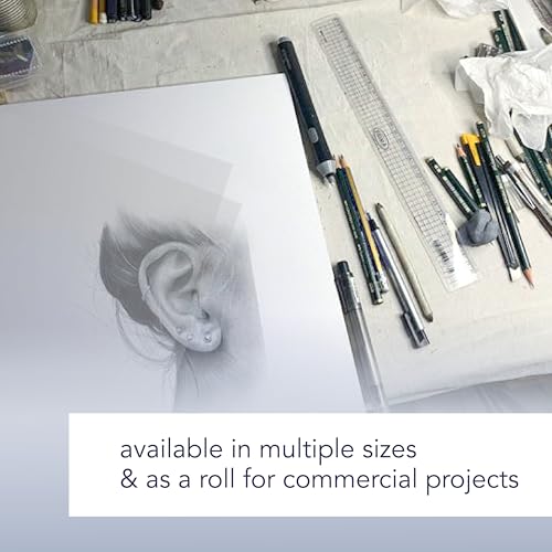Canson Artist Series Tracing Paper, Roll, 18inx8yd (25lb/40g) - Artist Paper for Adults and Students - size: 18"X8yds