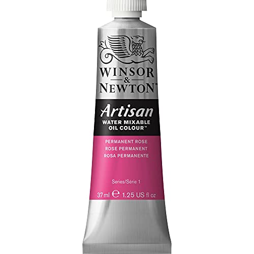 Winsor & Newton Artisan Water Mixable Oil Colour, 1.25-oz (37ml), Permanent Rose - color: Permanent Rose, style: 1.25-oz