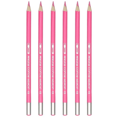 PATIKIL Watercolor Pencil, 6Pcs Water Soluble Pencils for Blending, Coloring, Sketch Drawing, Painting, Pale Pink - color: Pale Pink