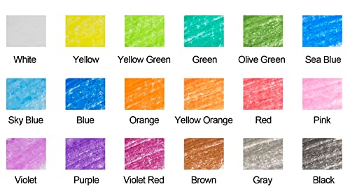 Madisi Crayon Bulk pack, Regular Size, 18 Colors, 900 Count | Large Box Set of Crayons for Kids, School Classroom Supplies