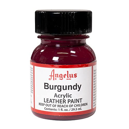 Angelus Acrylic Leather Paint, 1 Fl Oz (Pack of 1), Burgundy - color: Burgundy, size: 1 Fl Oz (Pack of 1)