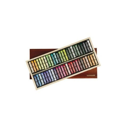 SENNELIER Extra-Soft French Pastel Full Stick Wooden Box Set for Professional Artists, 50-Colors