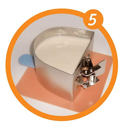 Dental Creations Wonderformer Box and Pour Model Casting Former – Box and Bead Model Former – Stainless Steel – Includes Quick Release Clip and Divider Insert