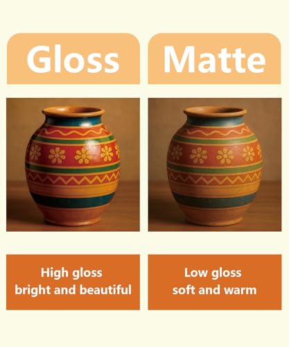 100ml Varnish – Clay Glaze for Air Dry Clay, Helps Prevent Cracks, Scratches & Wear, While Adding a Clear Glossy Finish (Matte)