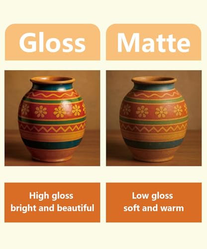 100ml Varnish – Clay Glaze for Air Dry Clay, Helps Prevent Cracks, Scratches & Wear, While Adding a Clear Glossy Finish (Matte)